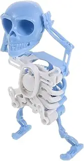 CHICAMPERA Halloween Skeleton Dancing Unique Wind Up Skull Decoration Printed Ghost for Plastic Material Fun Indoor Amusement