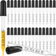 1Ml Glass Essential Oil Droppers, Calibrated Pipettes W/ Kraft Box (30Pc)