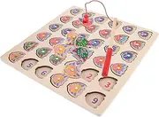 HONMEET 1-3 Year Preschool Learning Toy Fishing Game Puzzles Board for Boys and Girls Ages 3-5