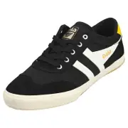 Gola Badminton Mesh Mens Casual Sneakers in Black White - 9 US
