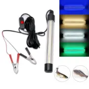 30W Waterproof Led Fishing Tool Green 24V Bait Lure Underwater Sonar Fish Finder