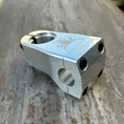 DEMOLITION BMX KEVIN PERAZA BICYCLE STEM SILVER LIMITED EDITION