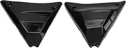 Battery Cover Motorcycle ABS Fairing Battery Side Cover Fit For Harley 1982-1994 FXR 1999-2000 FXRS/FXRT/FXRT/FXR Black Motorcycle Battery Side Covers(Glossy black)