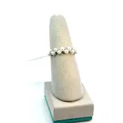 NIB EFFY sterling silver and pearl ring size 7 retail $260