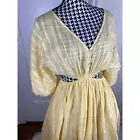 NWT Petal + Pup Women's Size 6 Yellow 100% Organic Cotton Deena Maxi Dress
