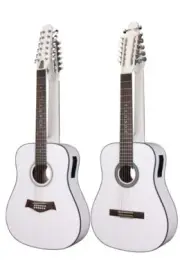 Busuyi Double Sided 12 String Classical/12 String Acoustic Electric Guitar