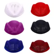 Elegant Flax Millinery Fascinators Base Hat DIY Pillbox Hat for Makeup Party