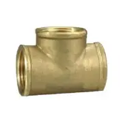 Auveco - 356 - Brass Tee 1/4 Pipe Thread (5 Pieces)