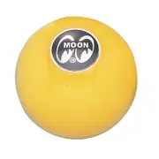 Mooneyes Universal Yellow Shift Knob w Black Moon Logo Size Large 2.25 MP021YBLU