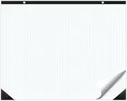 gisgfim Large Engineering Graph Paper 22x1inch Sturdy Graph Desk Pad 1/4inch Quad Grid Blueprint Paper Giant Drafting Pad Sketching Graph Paper for Engineer Architect Designer Mathematician Draftsman