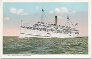 The Steamer Dorothy Bradford Cape Cod Steamship Company Copyright 1911