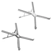 Ergonomic Aluminum Laptop Holder Adjustable Angles Foldable Stand With USB TypeC
