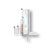 Oral-B Genius 9000 Electric Toothbrush With 3 Replacement Heads & Smart Travel Case, Rose Gold