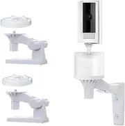 Wall Mount Compatible with Indoor Camera,Adjustable Wall Mount Bracket for Indoor/Outdoor to Get The Best View,180 Degree Rotation,White(2 Pack)