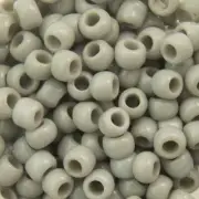 8/0 TOHO ROUND Opaque Gray Seed Bead (8g)