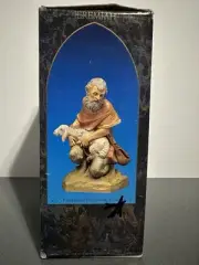 Fontanini JEREMIAH Nativity 7.5 Series Kneeling Shepherd with Lamb 52887 NIB