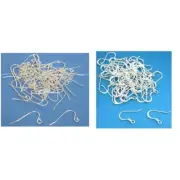 50 Sterling Silver Hook Earrings Gauge 50 Shepherd Wire Wrapping Kit