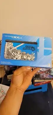 nintendo 3ds xl super smash bros blue edition