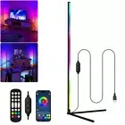 RGB Colour Changing LED Floor Light Minimalist Mood Lamp Corner Stand Tall 124CM