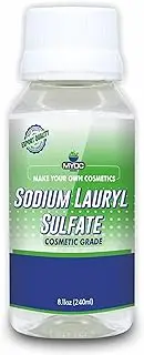 Myoc Sodium Lauryl Sulfate-240 Ml (8.11 Fl.Oz), Sodium Lauryl Sulfate for Liquid, Sodium Lauryl Sulfate for Shampoo, Sodium Lauryl Sulfate for Body Wash, Sodium Lauryl Sulfate SLS