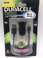 Duracell Car Charger Rechargeable Sync Samsung LG Android eReaders Kindle