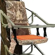 PUNCHMAN Heated Tree Stand Seat Cushion- Heating Tree Stand Seat Replacement for Hunting, Camo Hot Seat Hunting Cushion for Hunting Chair, Deer Hunting Accessories, Foldable Seat Cushion for Men