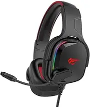 Havit 7.1 USB Channel RGB Gaming Headphones, Black