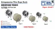 BUNKER WS70033 Kriegsmarine Wire Rope Reels 3D Print set
