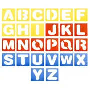 5 Inch Letter Stencils Reusable Alphabet Stencils Templates Letter Stencil 26pcs
