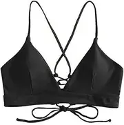 [Generic] Swim Shorts for Juniors Bandage Beachwear Sexy Swimwear Bra Push-up Padded Tops Bikini Women Swimsuit Swimwears Tankinis Set Womens Swim Top with Shorts