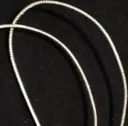 3mm Metallic Cord Trim Jewelry Metallic Cord 7/64" Silver 10 yds (27 ft) #CO82