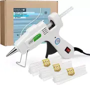 Hot Glue Gun with 30 Glue Sticks, Fast Preheating Hot Melt Gun, Mini Glue