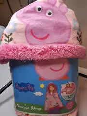 Peppa Pig Childrens Hooded Throw 29x55
