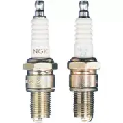 Pair of NGK Iridium IX Spark Plugs ATV Dirtbike 14mm Removable Stud (2) BR7HIX
