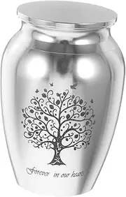 Pet Cremation Urn for Dogs and Cats Durable Keepsake Ashes Holder Mini Memorial Urn with Screw Top Lid Easy to Carry Pet Memorial Container for Ashes