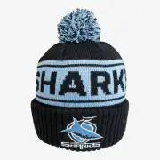 Cronulla Sharks NRL Striker Beanie by Sporting House