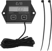 Digital Tachometer RPM Meter Inductive Hour Meter Battery Waterproof Tachomet...