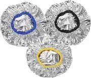 Baluue Hair Caps for Oil Treatment Heat Hat Aluminum Foil Thermal Hair Bonnet for Deep Conditioning Reusable
