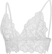 [Generic] Costume Lingerie for Women Lace Corset Tank Lingerie Flowers Bra Bralet Crop Bralette Women Cami Underwear Sexy Body Stockings Lingerie
