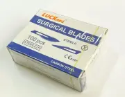 SURGICAL SCALPEL BLADES 100 PREMIUM BLADES SIZE 24, CARBON STEEL BLADES