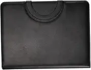 TEHAUX Portable Portfolio Binder with Zipper Document Holder and Notepad Multi Compartment Business Folder for Professionals Stylish Design