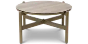 Tahiti Round Coffee Table with HPL Top and Aluminium Frame
