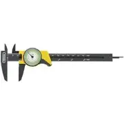 General Tools 142 Plastic Dial Caliper, 0-6" Range.01" & 1/64"