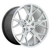 19x9 Cray HAMMERHEAD GLOSS SILVER W/ MIRROR CUT FACE Wheel 5x120 (38mm)