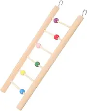 Sosoport Parrot Step Ladder Toy Bird Playground Swing Climbing Ladder for Parakeets Bird Perch St