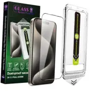 2 Pack Screen Protector Tempered Glass for iPhone 15 Pro Max 6.7-Inch Auto
