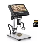 TOMLOV 1000X Error Coin Microscope with 4.3" LCD Screen, USB Digital Microsco...
