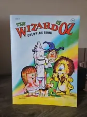 The Wizard of Oz Coloring Book VINTAGE 1975 Playmore Vic Cantone Cover Uncolored