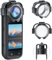 For Insta360 X5 Panoramic Camera Lens Protector Frame Cap Protective Cover