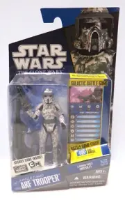 STAR WARS JUNGLE CAMO ARFF TROOPER THE CLONE WARS ACTION FIGURE SEALED CW24